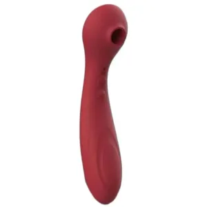 Vibrating and Sucking Vibrator, Rose Red