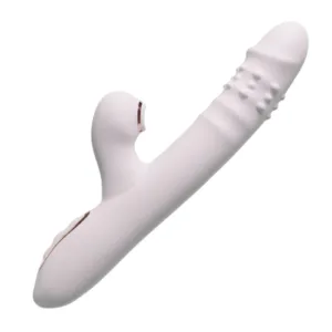Telescopic Rotating Bead Vibrator with Suction Function