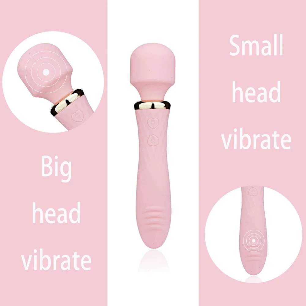 Dual-head heating Vibrators