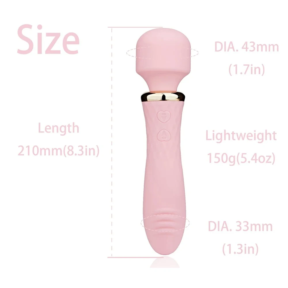 Dual-head heating Vibrators